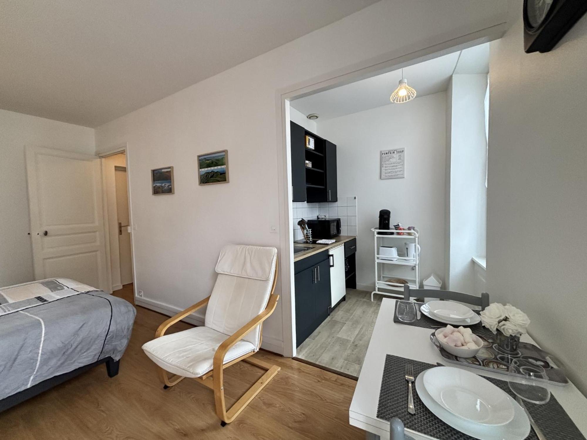 Le Sancy - Studio - 1 Lit - 2 Pers - Clim Châtel-Guyon 외부 사진
