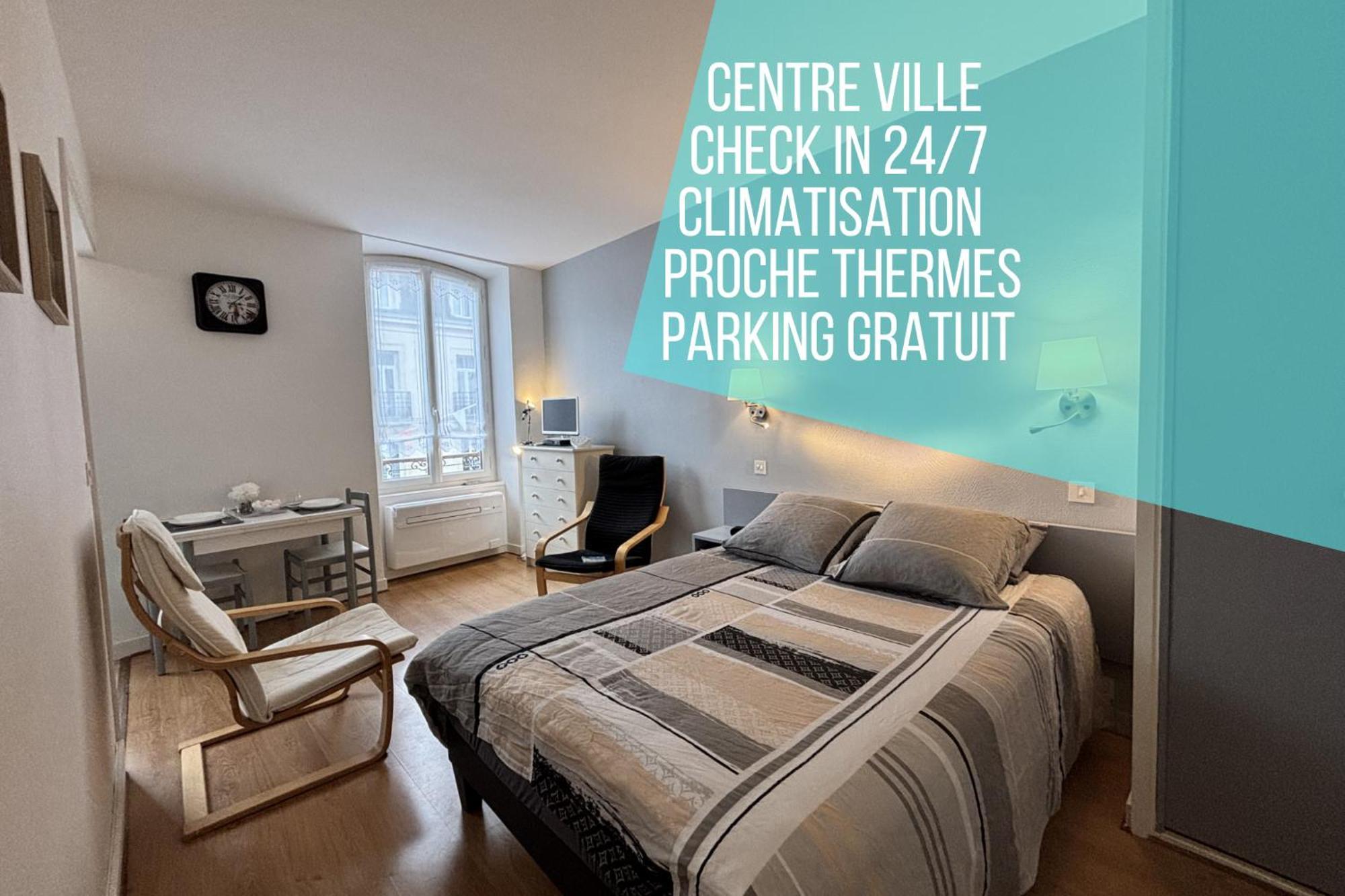 Le Sancy - Studio - 1 Lit - 2 Pers - Clim Châtel-Guyon 외부 사진